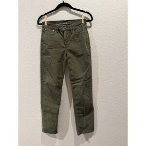 American Eagle Outfitters 90s Straight Corduroy Pants Olive Green Women's Size 0